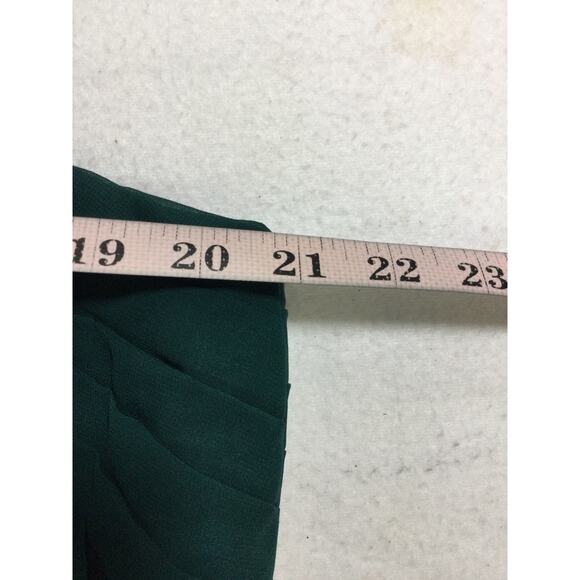 AW BRIDAL 18 2X plus Dark Emerald Lorraine party wide leg jumpsuit NEW B167 - Picture 5 of 10